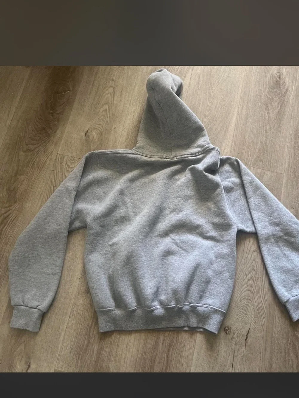 Russell Athletic Grey Hoodie with Cardinal Stanford Arch Logo